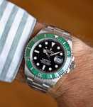 Rolex Submariner Starbucks silver green