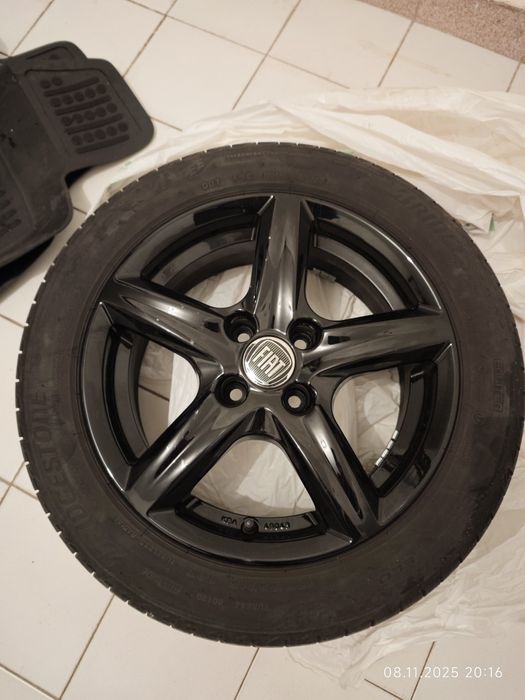 Фиат 500 джанти 15" 4х98 и гуми 185/55