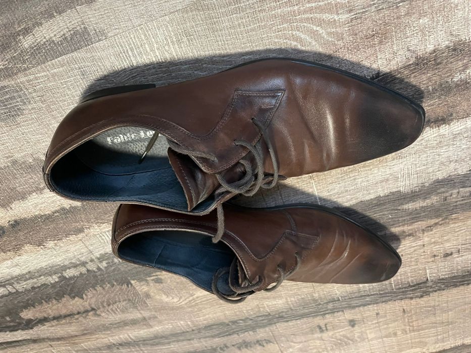 Pantofi din piele 45 Fabio Lenzi