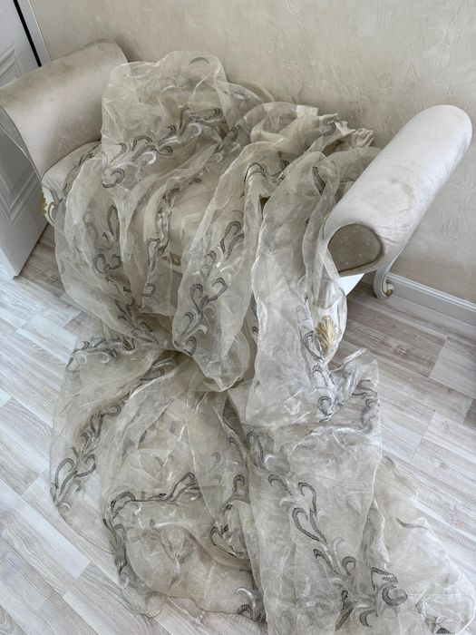 Тюль и штор красивый