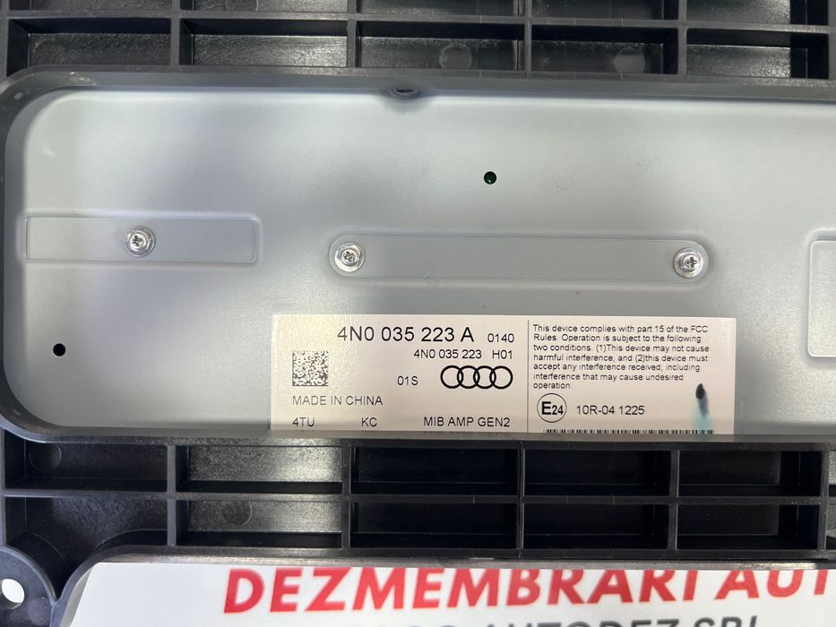 Amplificator Audi OEM Audi MIB AMP GEN2 Audi A6 C8 A7 Q7/Q8 4M