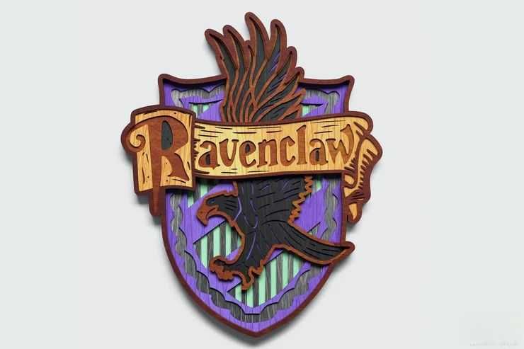 Герб - /Многослоен 3D герб Gryffindor/Harry Potter/Арт Дизайн/