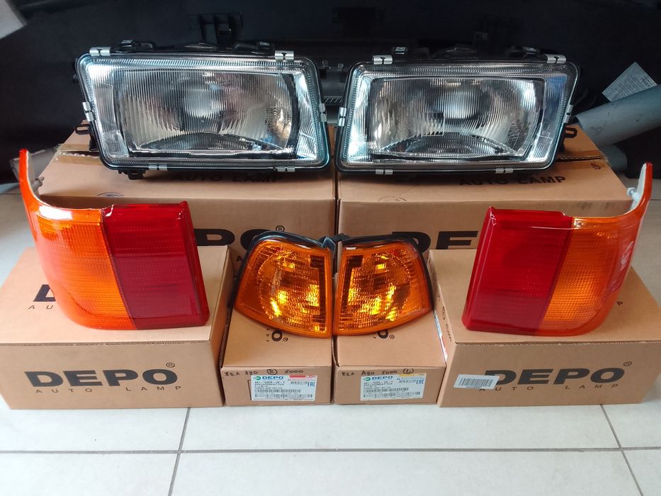 Фары Депо DEPO Ауди 100 с4, 80 б3, б4. Пассат б3