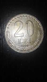 Moneda 20 lei  rara Stefan Cel Mare