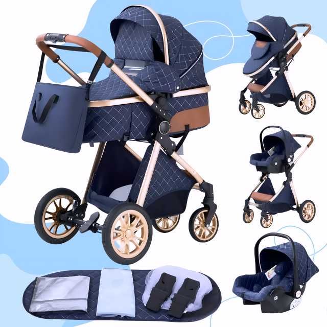 ‼️ NOU Carucior Bebe 3 in 1 Bebelus Landou Copii Pliabil Smart + CADOU