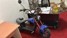 Scuter Electric, ALBASTRU SHANSU CHOPPER, 20 Amperi, 60 V, Motor 1500W