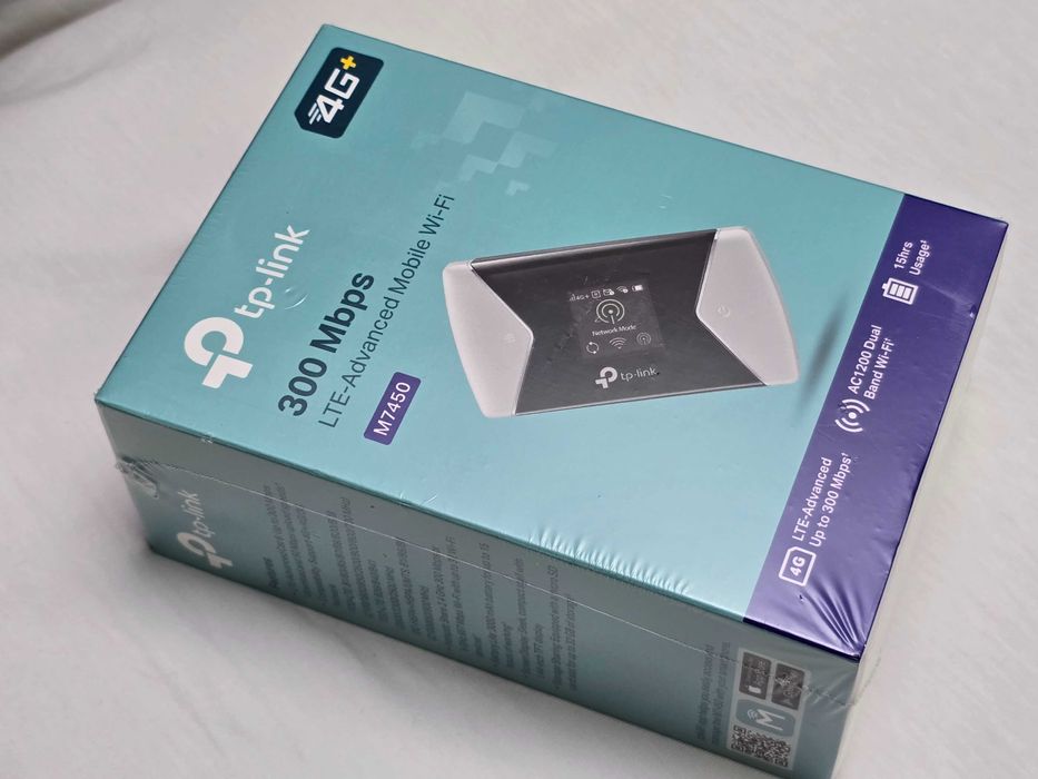 Router portabil TP-Link M7450, Dual-Band, 300Mbps, 4G LTE Sigilat!