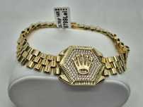 Bratara aur 14k tip Rolex 23.76 gr lungime 20 cm