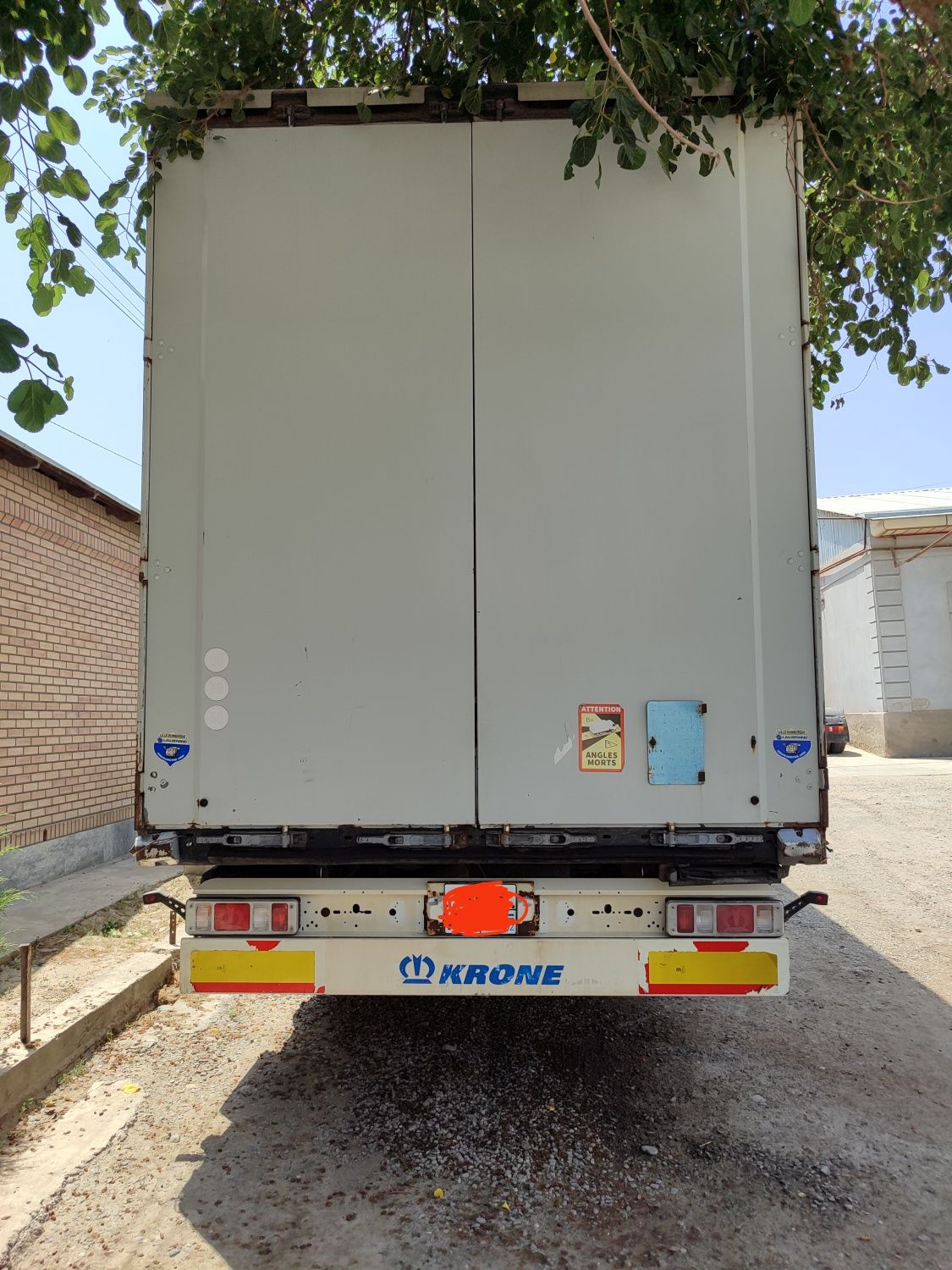 Daf 460  Krone pritsep