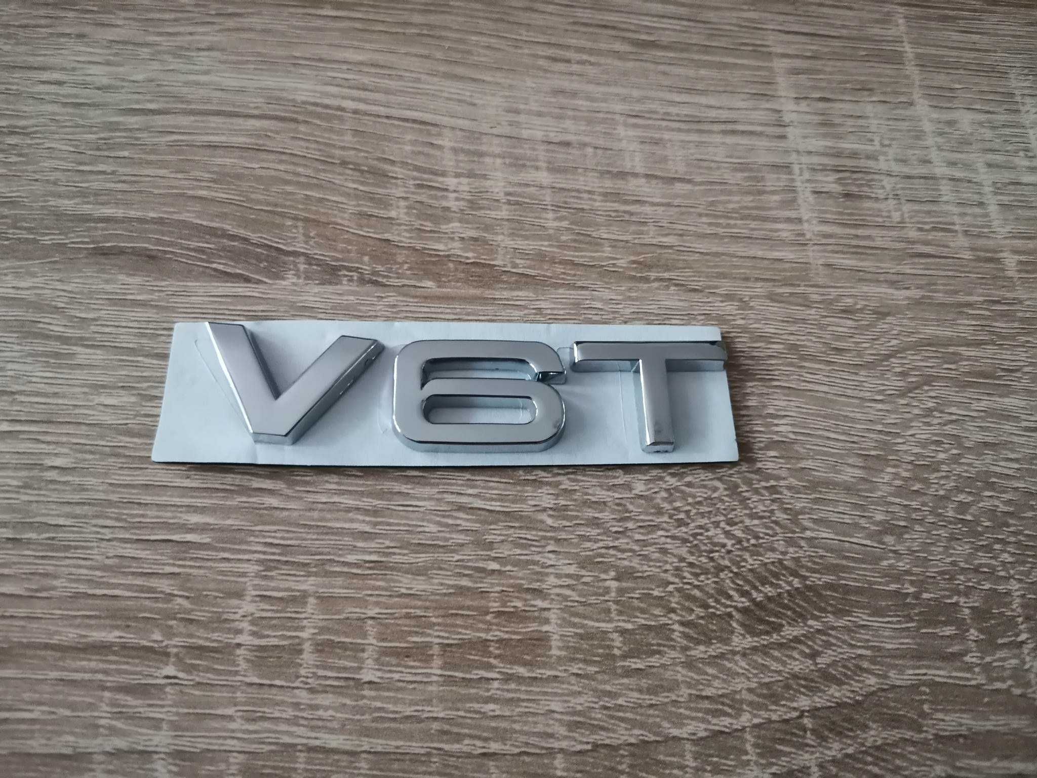 Ауди Audi V6T емблеми надписи