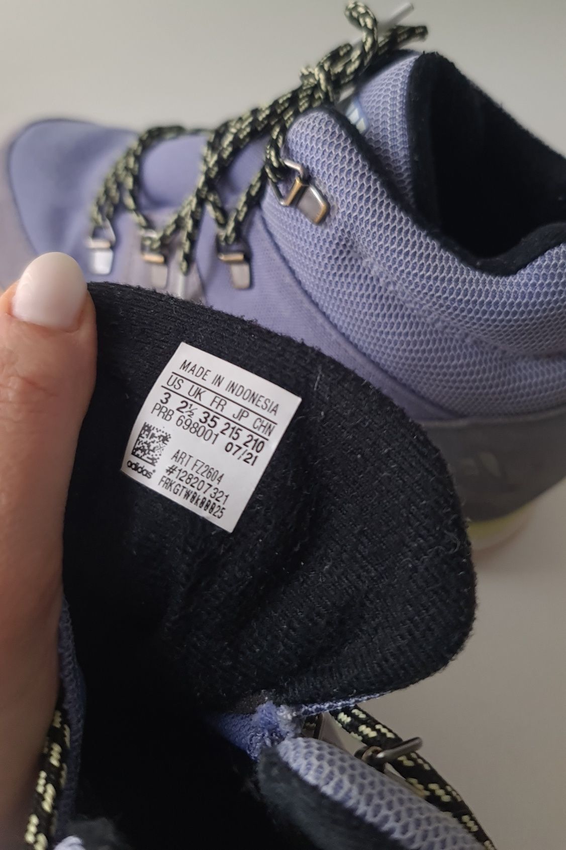 Зимни есенни водоустойчуви детски ботуши боти Adidas размер 35, 21.5 с