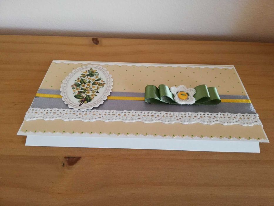 Картички с цветя РЪЧНА изработка