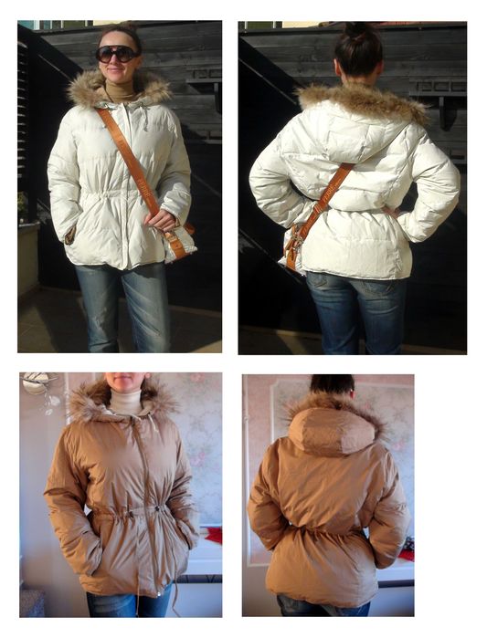 пухено яке двулицево Moncler Max Mara Escada Etro Boss Hilfiger M