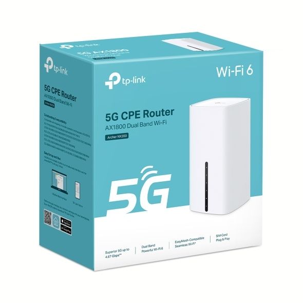 # 5G CPE Archer NX200 AX1800 TPLink WiFi Router SIM Card Модем роутер
