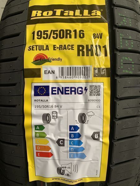 Нови летни гуми ROTALLA SETULA E-RACE RH01 195/50R16 84H НОВ DOT