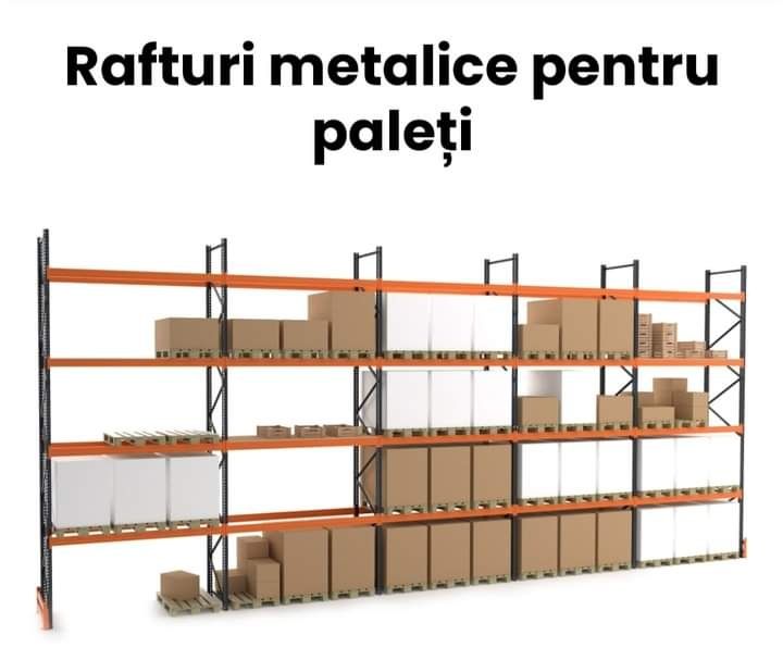 Rafturi metalice în stare impecabila