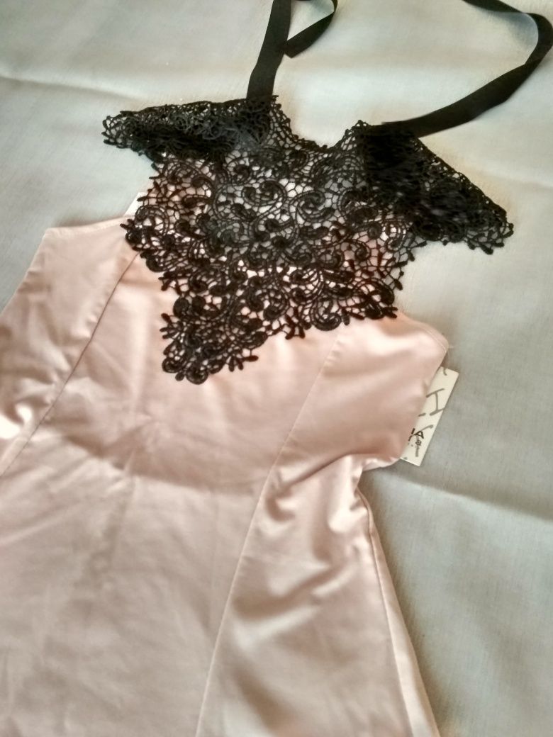Розова рокличка размер S