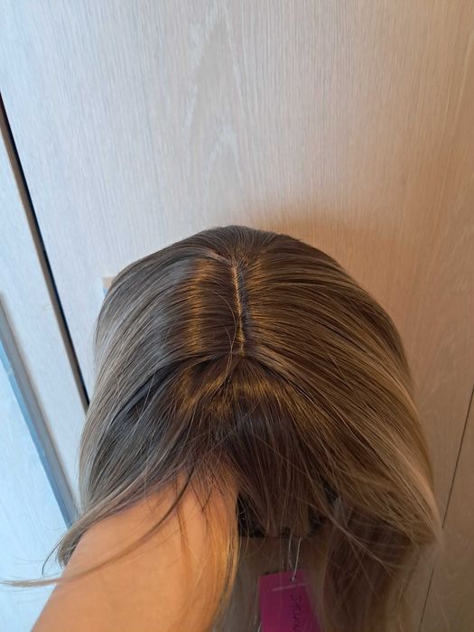 Peruca naturală păr mediu 45 cm, Salvina, Esy Hair(nouă,cu etichetă)