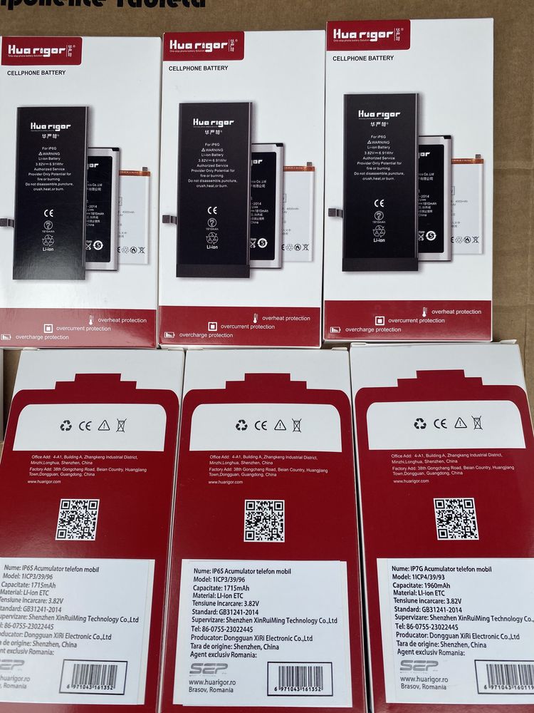 Baterii iphone 6 6s 7 8 7,8plus X Xs 11 11 pro 12 12 pro 12 pro max