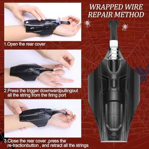 Нов Супергеройски Лансер Изстрелваща Мрежа за Косплей и Игри Деца