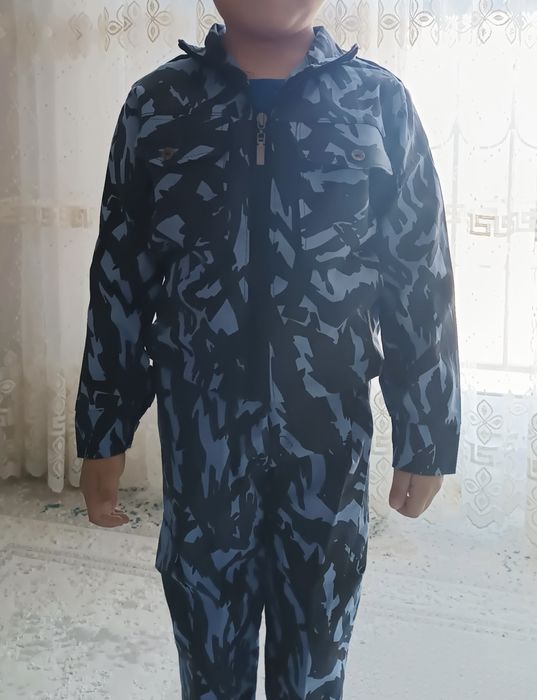 Детский военный шалбар мен Костюм. Шапка