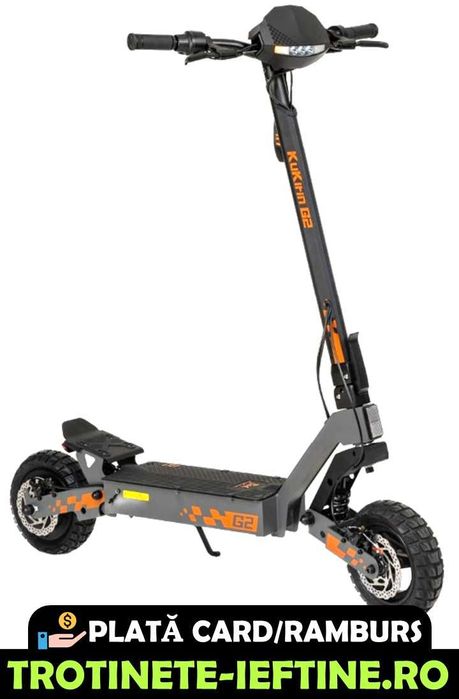 KuKirin G2 2024 - Anvelope tubeless 10 inch, autonomie 55 km