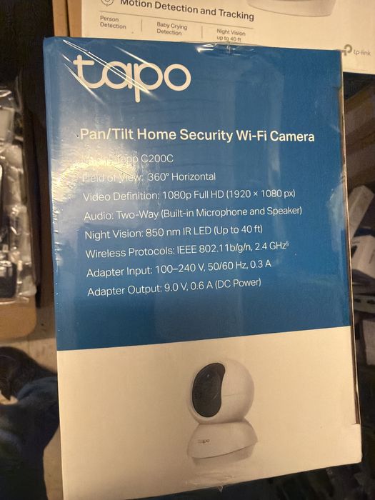 Camera supraveghere tapo c200c 360grade night vision wireless