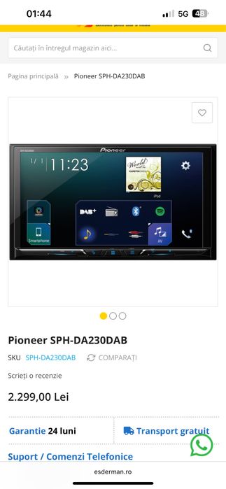 Vand pleyer Pioneer