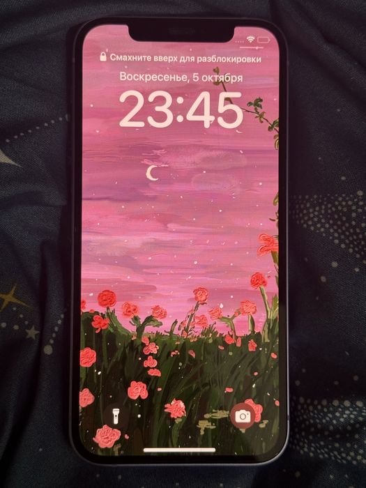 iPhone 12 (256 ГБ), фиолетовый, б/у, как новый