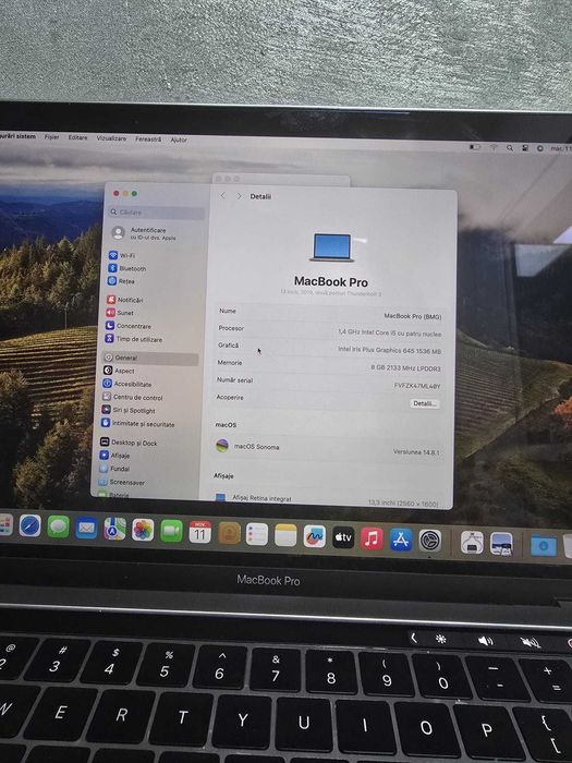 MacBook Pro 13 2019 TouchBar Intel Core i5 Bmg Amanet  75527