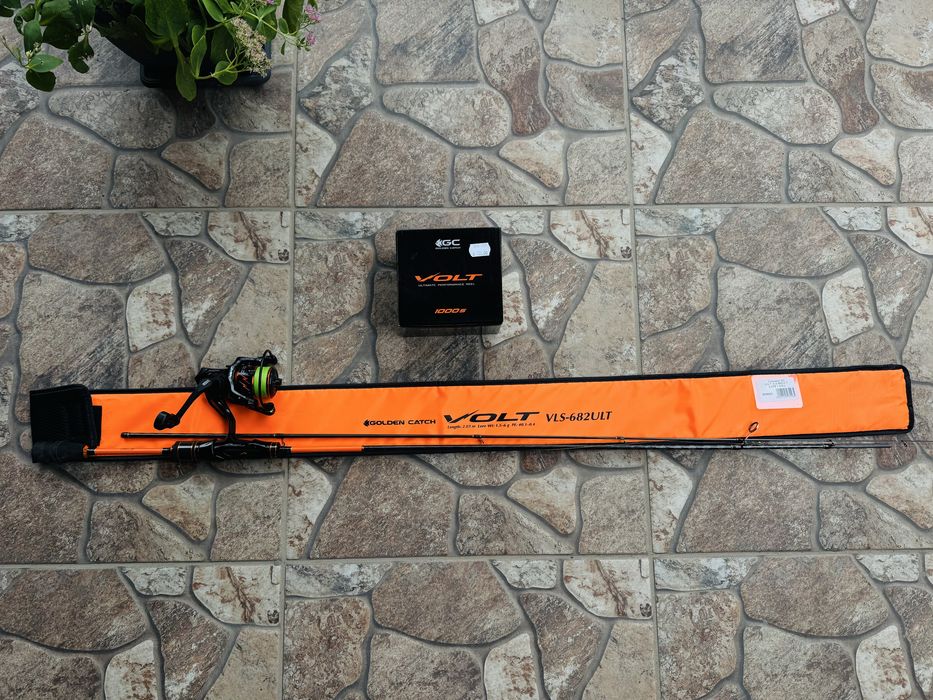 Спининг комплект Golden catch volt