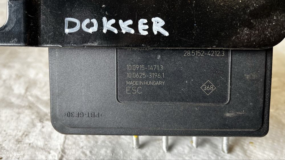 Dacia Dokker Lodgy ABS