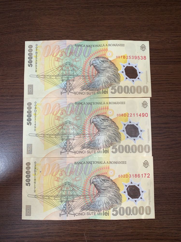 Bancnote de 500.000 lei