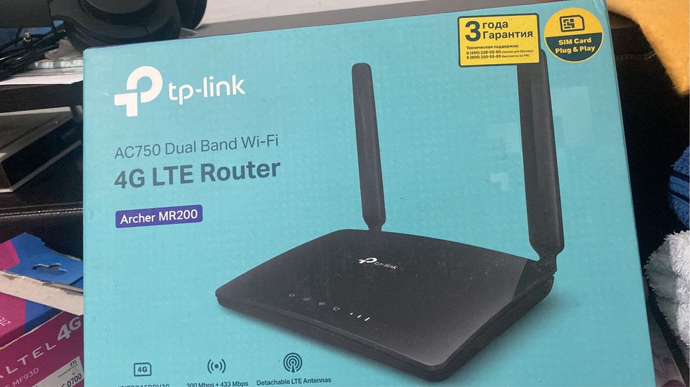 Wi-fi роутер tp-link archer mr200.Вай фай роутер.Сост идеал.4G LTE