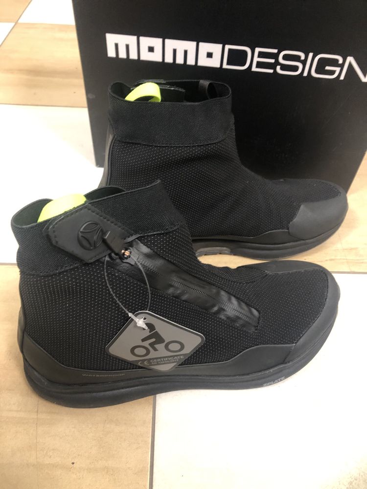 Bocanci moto MOMO Design Firegun-1 WP Black A