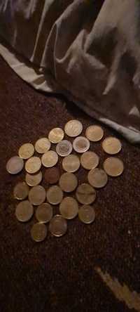 Monede vechi euro cenți ,forinți și lei