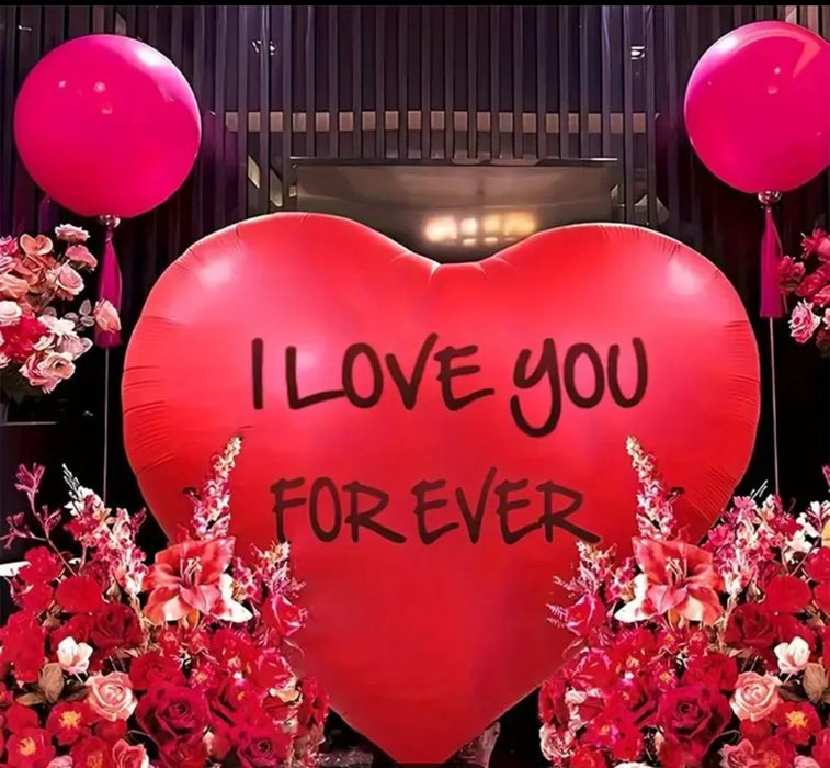 Balon inima uriasa/gigant Craciun/casatorie/indragostiti/petrecere cop