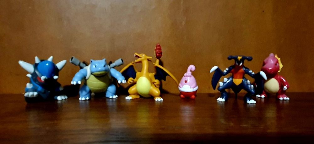 Figurine Pokemon Tomy: Rampardos, Garchamp, Happiny, Venusaur,