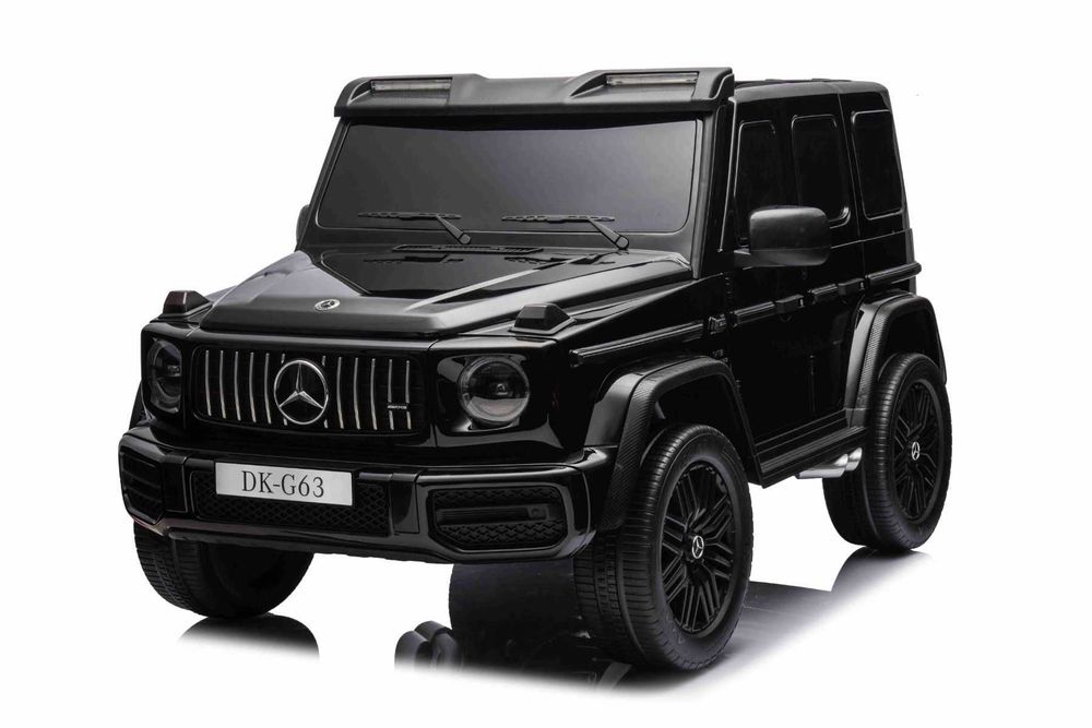 Двуместна джип G63 4X4 24V батерия,MP3, с меки гуми с Кожена седалка