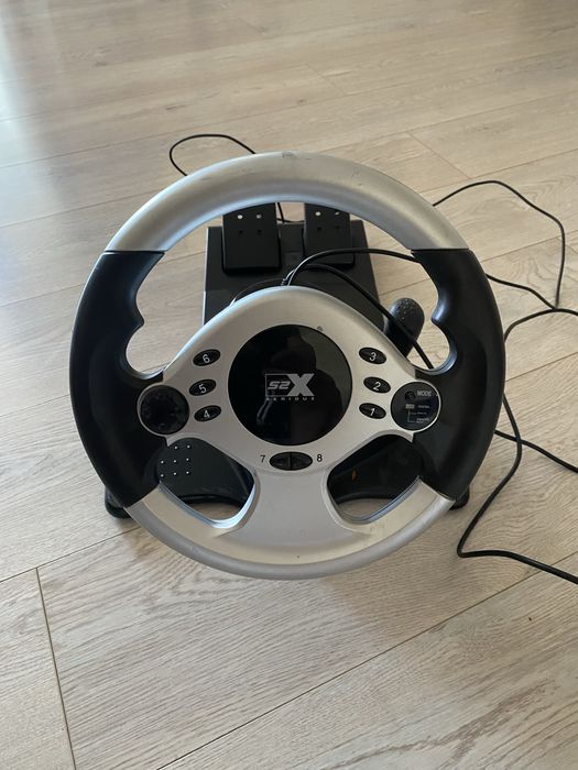 Volan Gembird Shockforce-M, pedale, vibratii, USB