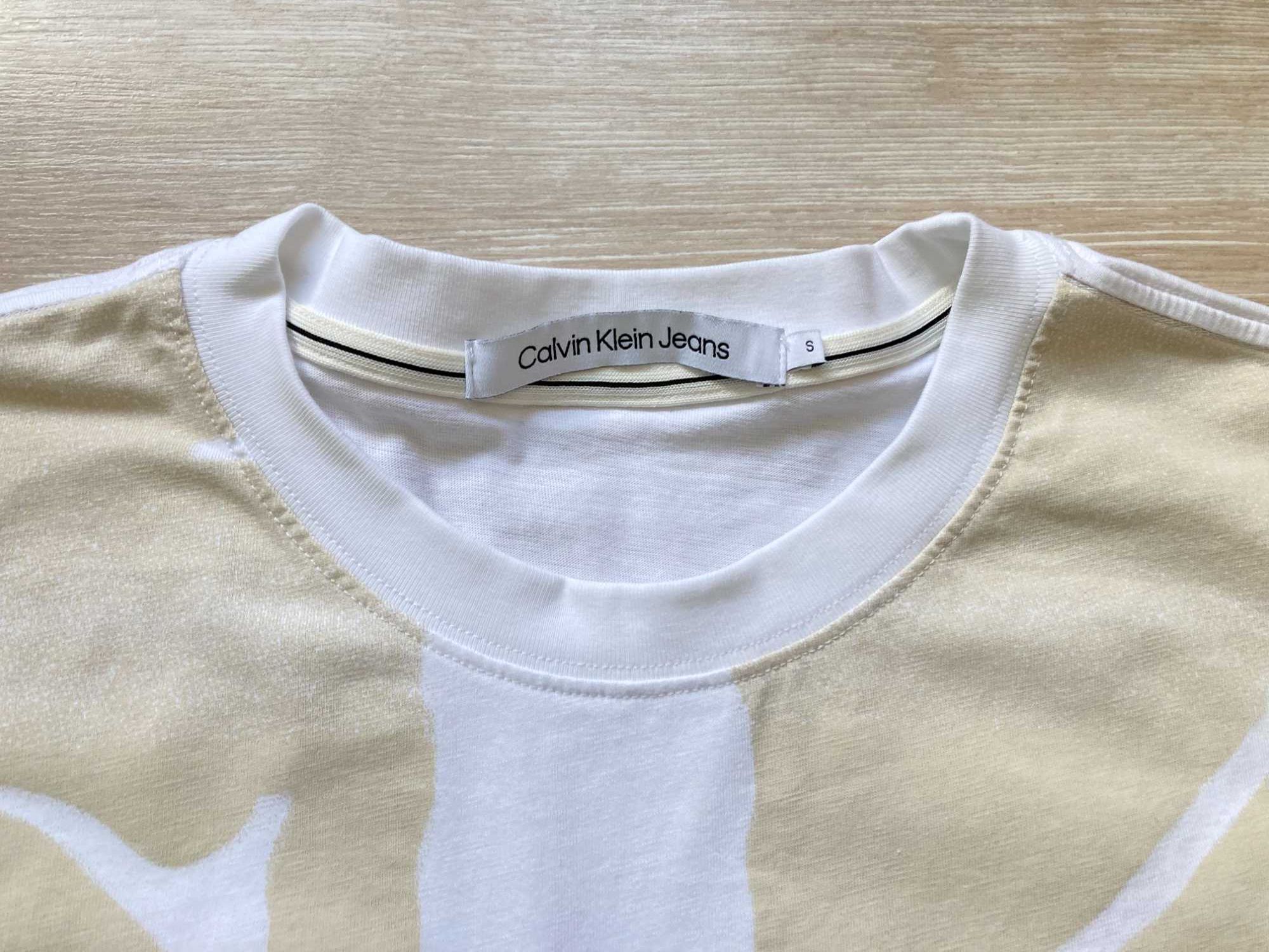 Calvin Klein blown up t shirt мъжка тениска размер S