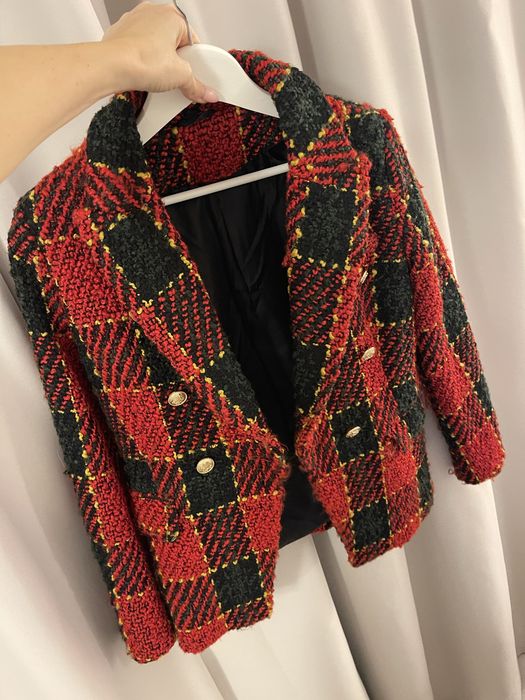 Палто каре букле