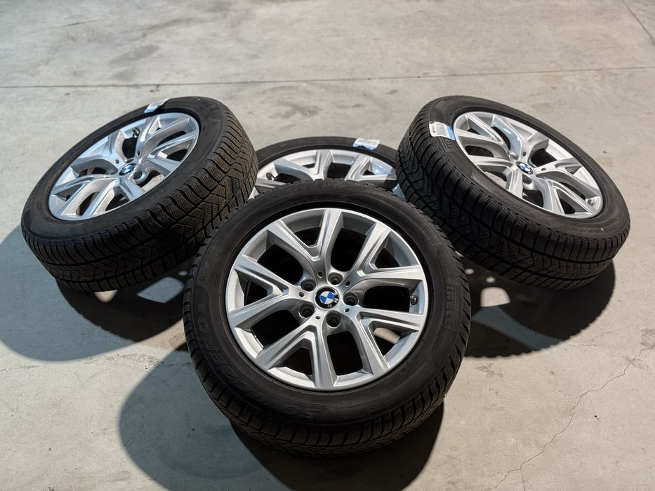Jante aliaj BMW X1 X2 r17 + cauciucuri iarna