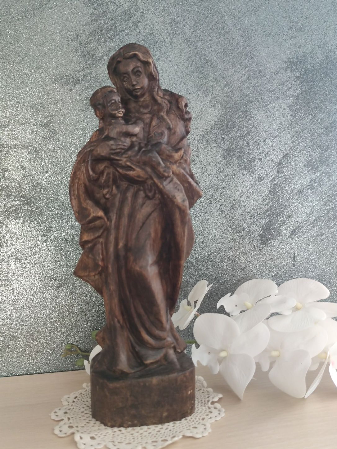 Sculptura religioasa lemn masiv