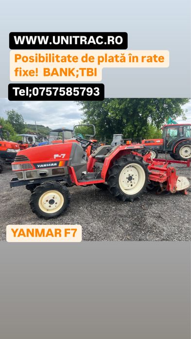 Tractoras tractor yanmar F7