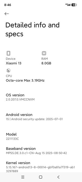 Xiaomi 13  128 gb china