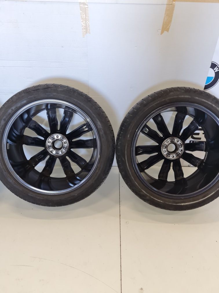 Set 4 jante aliaj + cauciucuri vara 285/40R21  V Touareg R_line