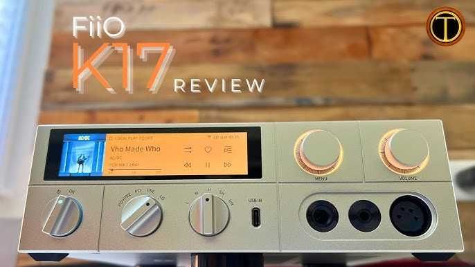 DAC AMP FiiO K17, Balansat XLR, Streamer, EQ, Nou, Cutie, Garantie