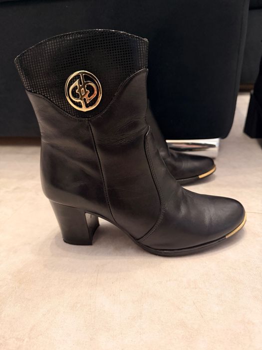 Дамски кожени боти, размер 37