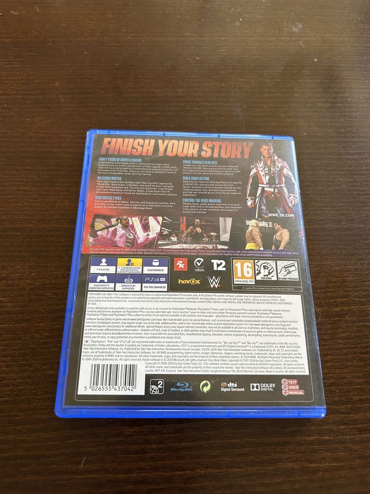 WWE 2k24 за PS4.